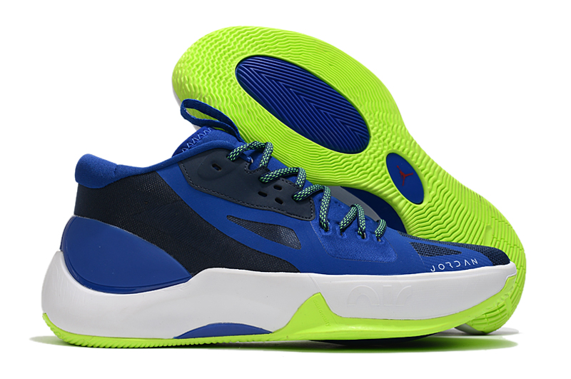 New Jordan Separate PF Blue Green White Shoes New Jordan Separate PF Blue Green White Shoes